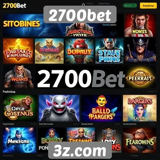 Visão geral das opções de jogos no 2700bet